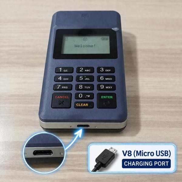 PAX D180 Micro ATM for CSP | AEPS Machine India (Metal Body)